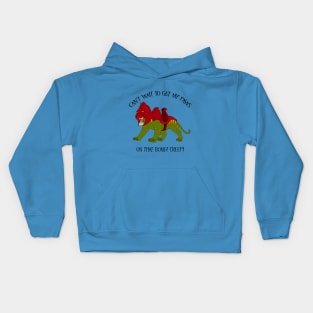 Battle Cat - Can't wait to get my paws on that boney creep! MOTU He man Kids Hoodie